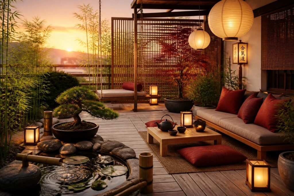découvrez comment aménager une terrasse ou un balcon d'esprit asiatique en alliant harmonie, zen et élégance grâce à des astuces déco et des matériaux naturels.