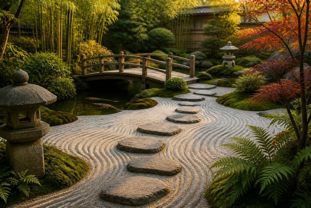 Le jardin zen : principes, plantes et aménagement pas à pas