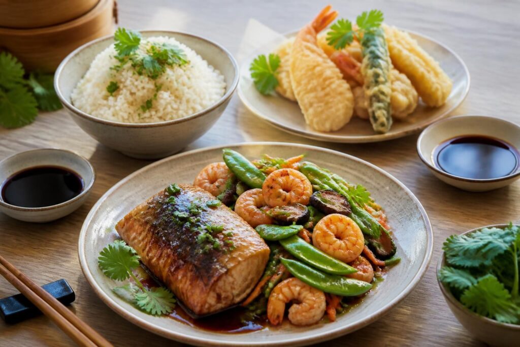 découvrez des recettes simples et savoureuses de poissons et fruits de mer à l'asiatique pour apporter des saveurs exotiques à votre cuisine.