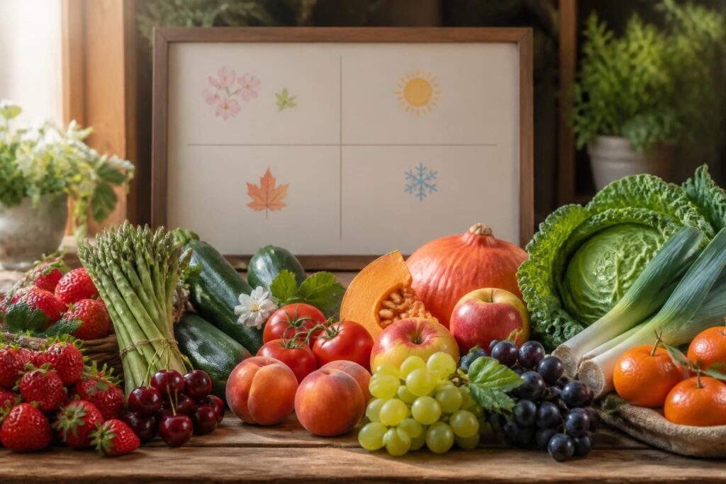 découvrez les bienfaits des fruits et légumes de saison pour votre santé et apprenez à suivre leur calendrier afin de consommer des produits frais, savoureux et respectueux de l'environnement toute l'année.