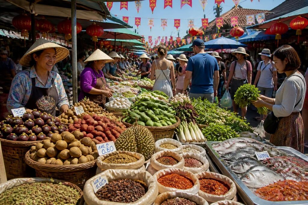 découvrez comment faire vos courses sur les marchés asiatiques et quels souvenirs authentiques rapporter pour une expérience unique et mémorable.