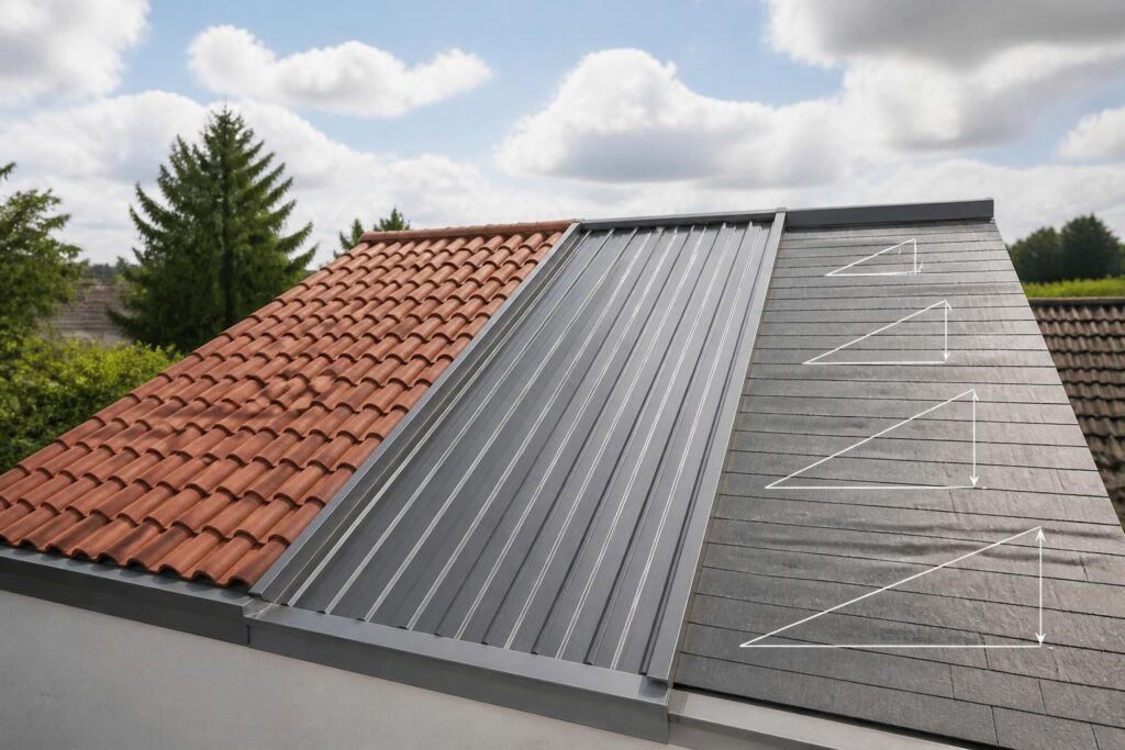 apprenez à calculer la pente de votre toiture avec nos formules adaptées aux tuiles, bac acier et en pourcentage pour une couverture optimale.