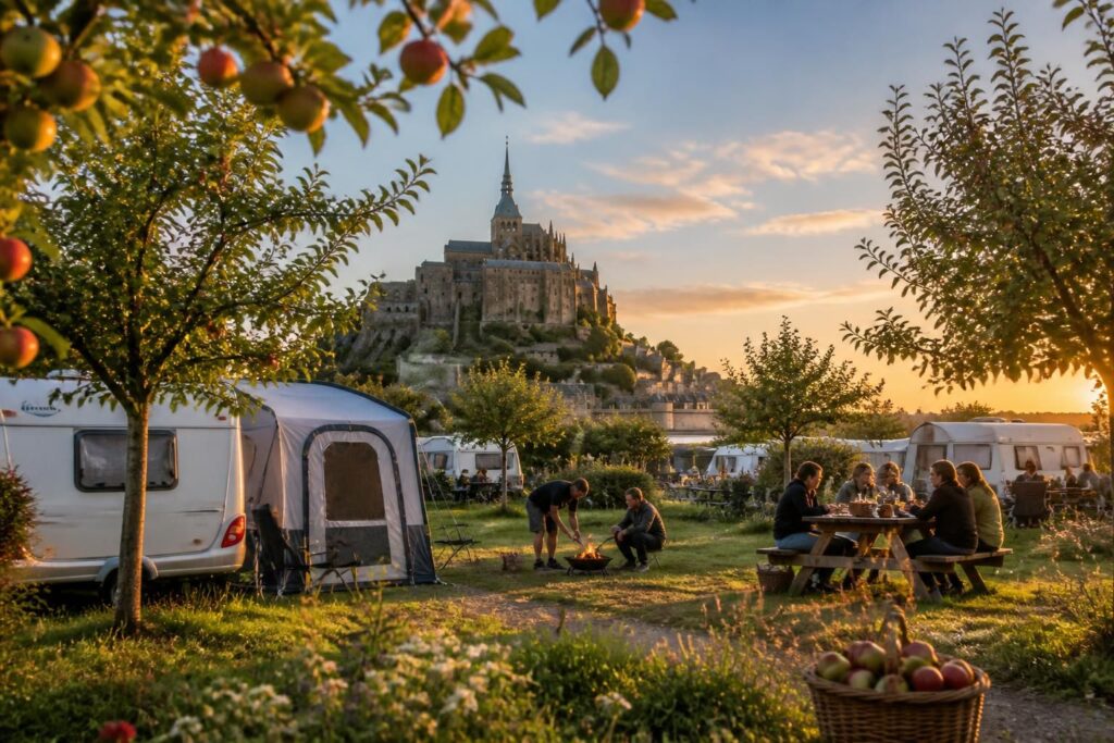 Camping Aux Pommiers près du Mont Saint Michel : avis et services