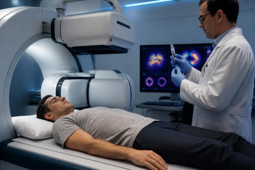 découvrez tout sur la scintigraphie cardiaque : déroulement de l'examen, interprétation des résultats et les risques associés pour mieux comprendre cette procédure médicale.