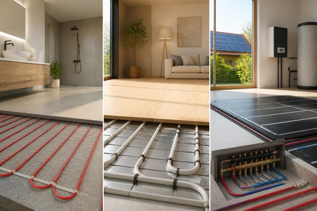 Choisir un kit chauffage au sol : électrique, hydraulique ou solaire selon vos besoins