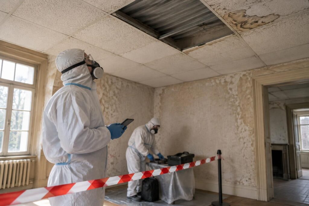 Faux plafond amiante : comment le reconnaître et les précautions à prendre