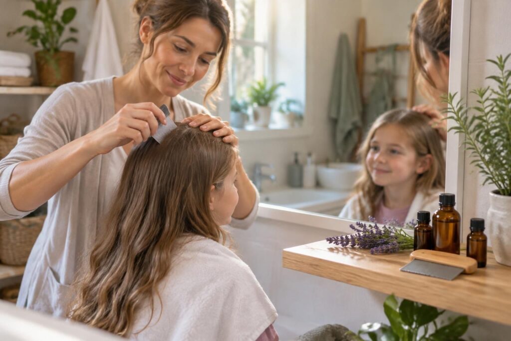 découvrez quelles huiles essentielles choisir contre les poux et en prévention chez l’enfant, avec les précautions d’emploi selon l’âge.