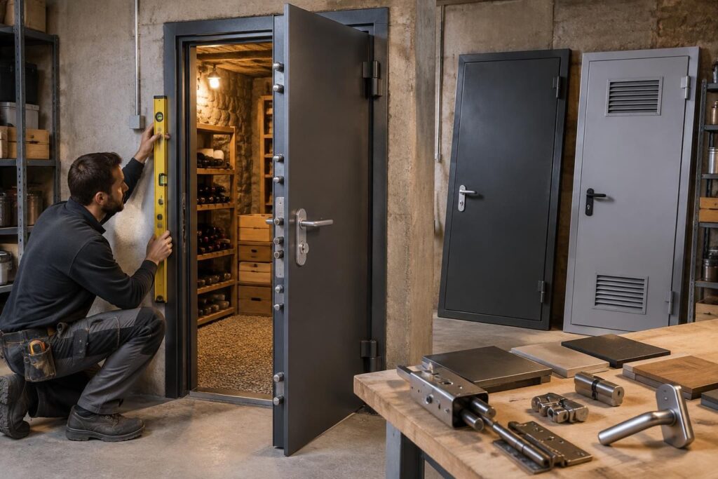 Porte blindée pour cave : prix, modèles et conseils d’installation