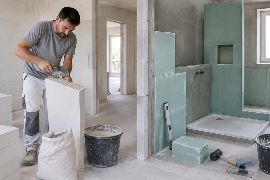 découvrez quelle colle choisir pour des carreaux de plâtre hydrofuges ou standards, et comment l’appliquer pour une pose solide et durable.