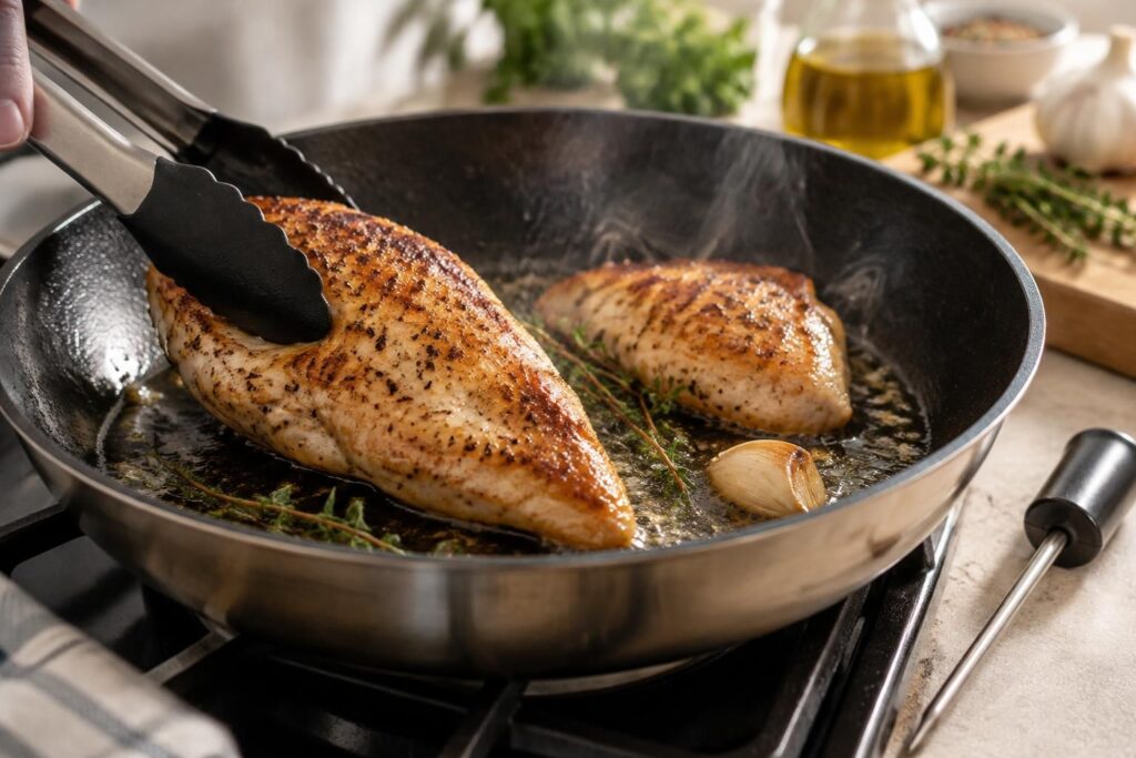 Comment cuire un blanc de poulet sans qu’il devienne sec