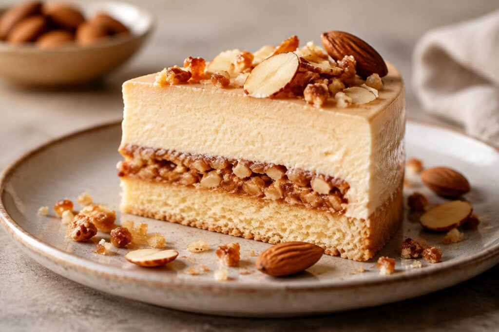 découvrez une recette facile de croustillant aux amandes pour apporter une touche croquante et gourmande à vos entremets maison.
